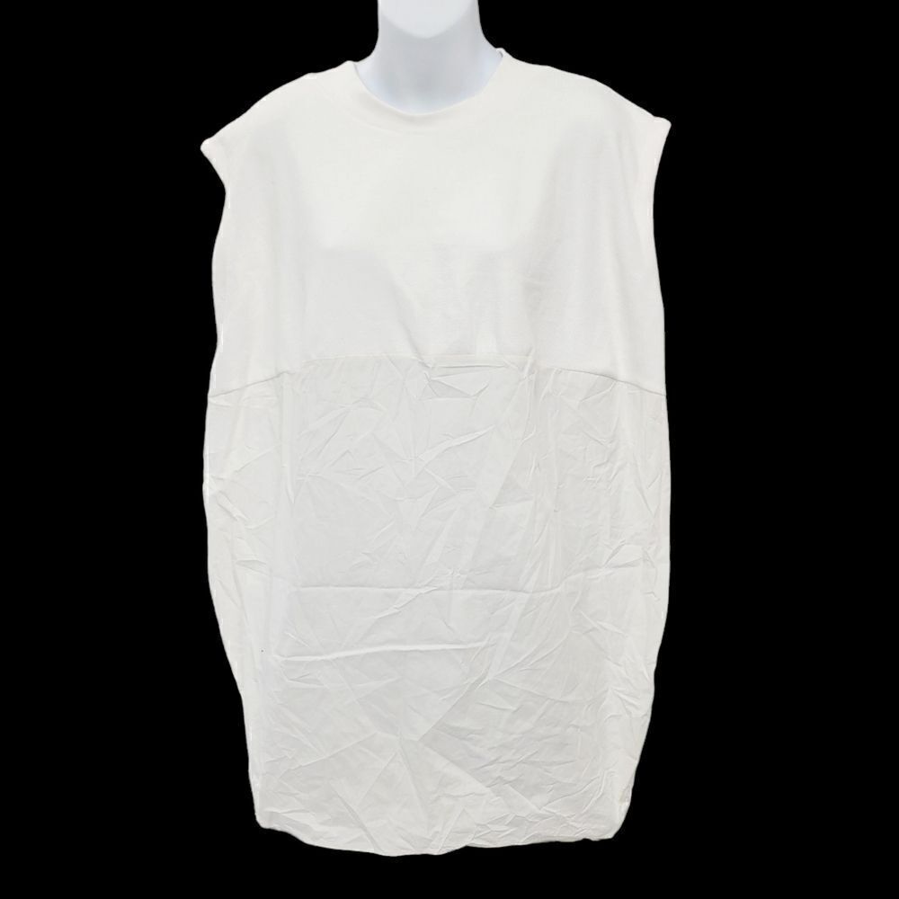 2/$20 Vintage Y2K Top Fashion Pure White Sleeveless Top Blouse Size: Large